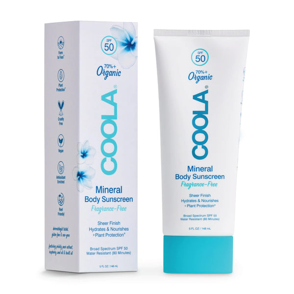 Coola Organic Mineral Body Sunscreen BS SPF50
