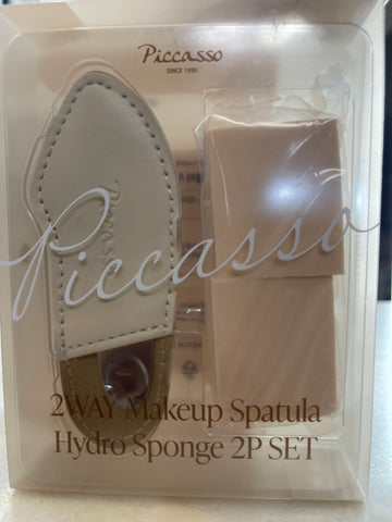Picasso 2way make up spatula Hydro sponge 2p set