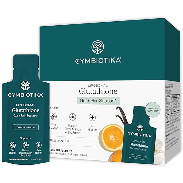 CYMBIOTIKA Liposomal Glutathione Gut+Skin Support