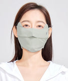 UPF50+ Face Mask for Sun Protection Lightweight Breathable Face Cover for Women Men Running Cycling Sunscreen Mask