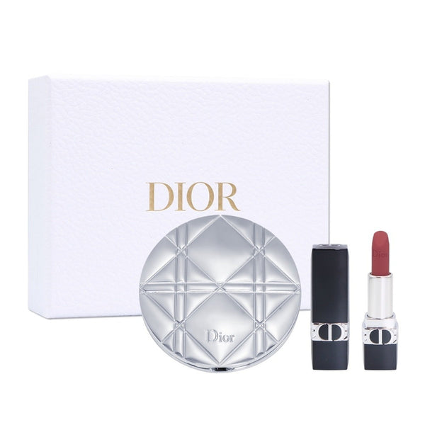 Dior Compact Mirror And Mini Lipstick Gift Set