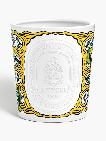 Diptyque Citronelle Scented Candle For Use Indoor & Outdoor With Giostrina Carrousel