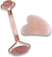 Osmosis + Beauty Rose Quartz Roller + Gua Sha