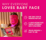 Riki Baby Face LED Light Therapy Face Mask