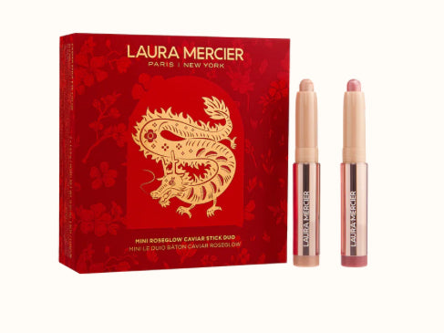 Laura Mercier Mini RoseGlow Caviar Stick Duo - Limited Edition