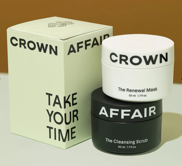 Crown Affair the Renewal Mask & The Cleansing Scrub Mini Treatment Duo