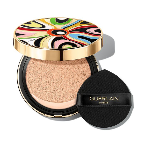 Guerlain X Pucci Parure Gold Cushion Marmo Glow Rejuvenating Radiance Foundation