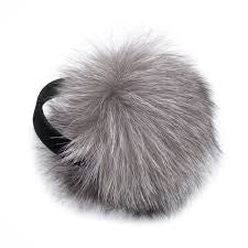 Surell Foldable Fox Fur Earmuffs