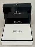 Chanel 31 Le Rouge Lacquered Wood Case With Mirror