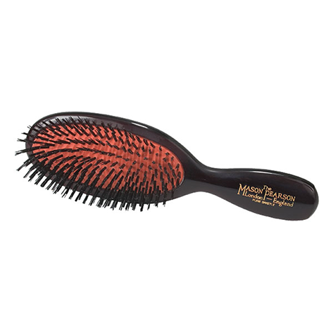 Mason Pearson Pocket Nylon Boar Bristle Brush for Fine to Normal Hair N4