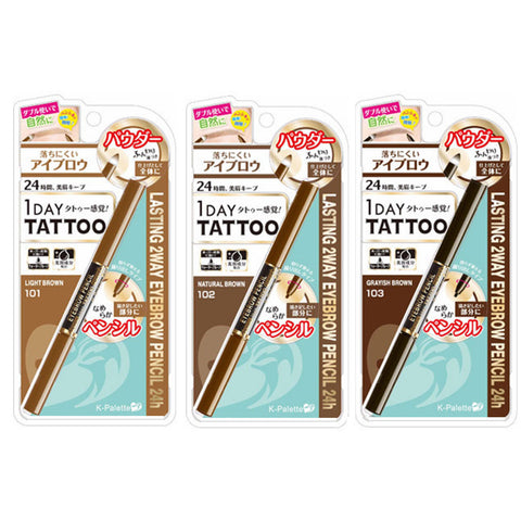 K-Palette 1 Day Tattoo Lasting 2-Way Eyebrow Pencil