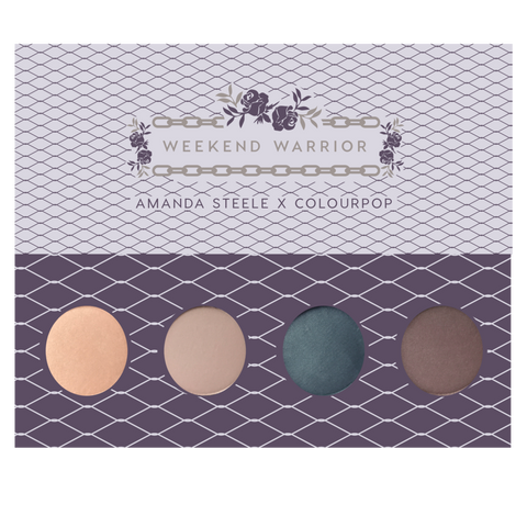 Colourpop x Amanda Steele Weekend Warrior Pressed Powder Shadow Collection (Limited Edition)